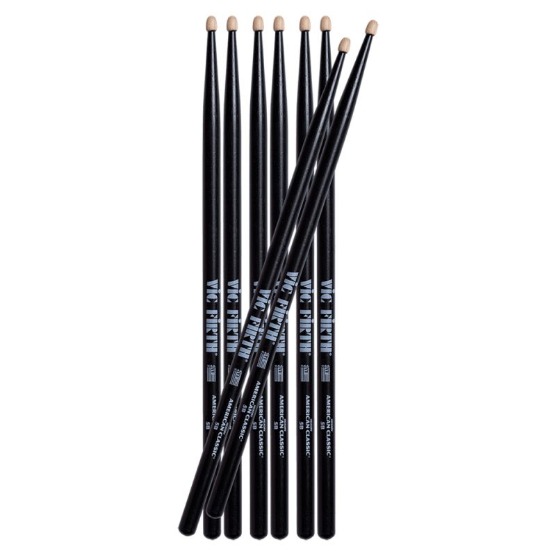 PACK BAGUETTES BATTERIE VIC FIRTH AMERICAN CLASSIC HICKORY 5A