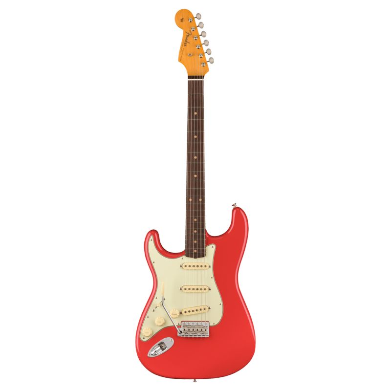 GUITARE ELECTRIQUE GAUCHER FENDER AMERICAN VINTAGE II 1961 STRATO.