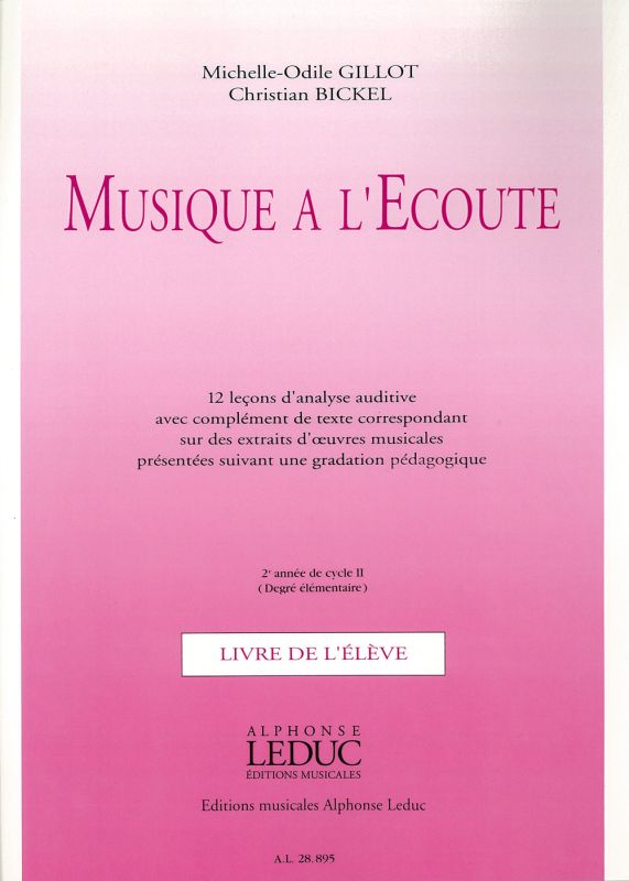 Musique A L Ecoute Livre Eleve Elementaire 2eme Annee Cycle 2 Arpeges