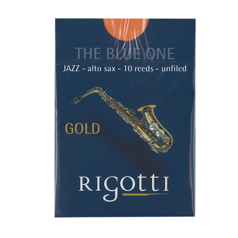 BOITE ANCHES SAXOPHONE ALTO RIGOTTI GOLD JAZZ N°2 1/2 MEDIUM