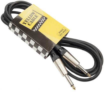 CABLE GUITARE JACK/JACK 3 M YELLOW CABLE PROFILE GP63D