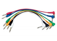 6 CABLES PATCH JACK COUDE/JACK COUDE YELLOW CABLE P090CD-6