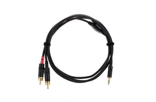 CABLE CORDIAL MINI JACK /2 RCA MALES 1,5M CFY1.5WCC