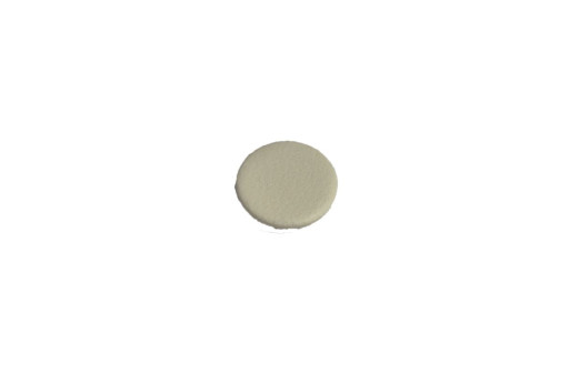 TAMPON CUIR BLANC CLARINETTE Ø 14