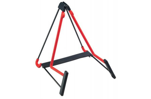 STAND GUITARE K&M HELI 17580/59 ROUGE