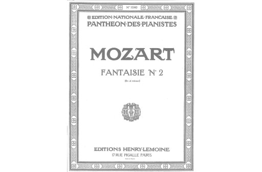 FANTAISIE N°2 EN UT MINEUR